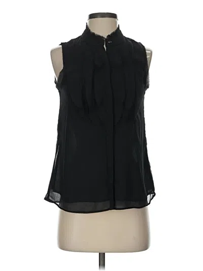 Pre-owned Nic + Zoe Sleeveless Blouse In Black