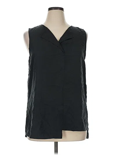 Pre-owned Nic + Zoe Sleeveless Blouse In Black
