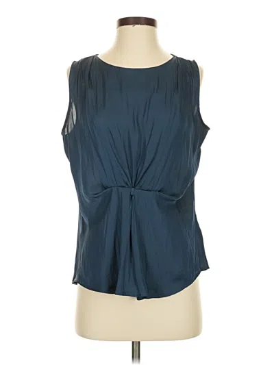 Pre-owned Nic + Zoe Sleeveless Blouse In Blue