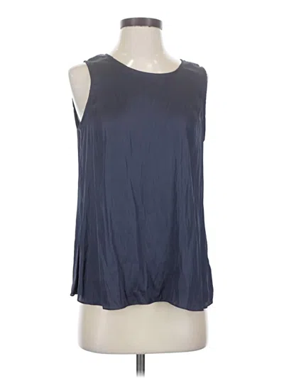 Pre-owned Nic + Zoe Sleeveless Blouse In Blue