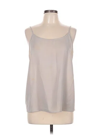 Pre-owned Nic + Zoe Sleeveless Blouse In Gray