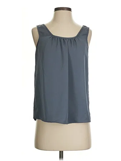Pre-owned Nic + Zoe Sleeveless Blouse In Gray