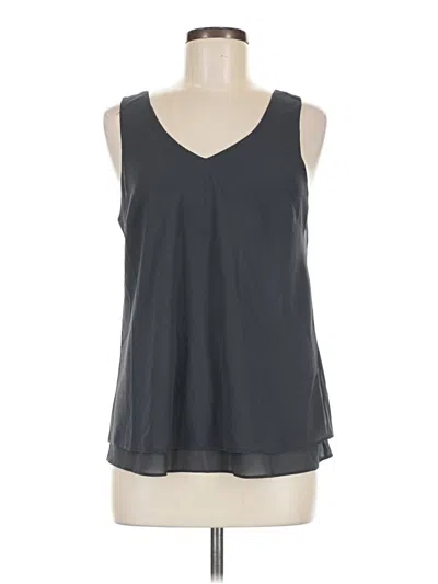 Pre-owned Nic + Zoe Sleeveless Blouse In Gray