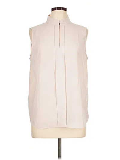 Pre-owned Nic + Zoe Sleeveless Blouse In Ivory