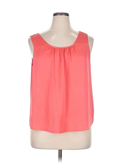 Pre-owned Nic + Zoe Sleeveless Blouse In Orange