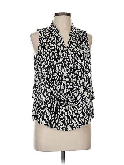 Pre-owned Nic + Zoe Sleeveless Blouse In White
