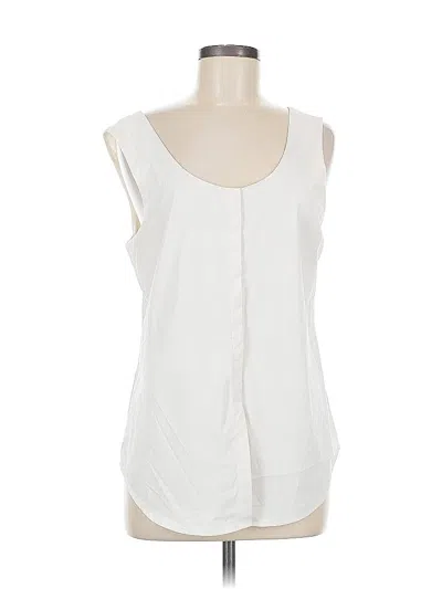 Pre-owned Nic + Zoe Sleeveless Blouse In White
