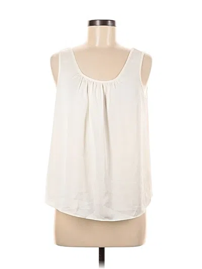 Pre-owned Nic + Zoe Sleeveless Blouse In White