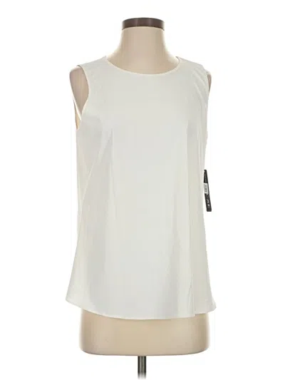 Pre-owned Nic + Zoe Sleeveless Blouse In White