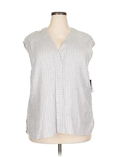 Nic + Zoe Sleeveless T-shirt In White