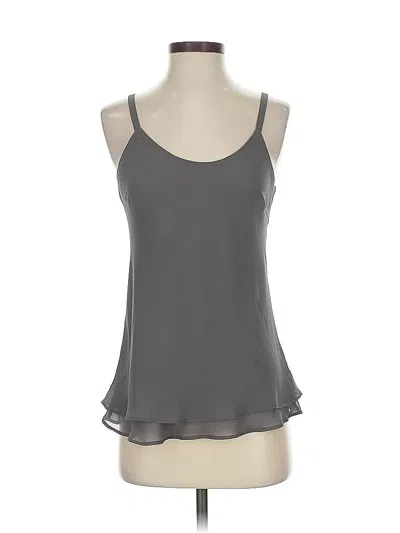 Pre-owned Nic + Zoe Sleeveless Top Gray Halter Neckline Tops