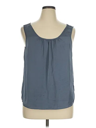 Pre-owned Nic + Zoe Sleeveless T-shirt In Blue