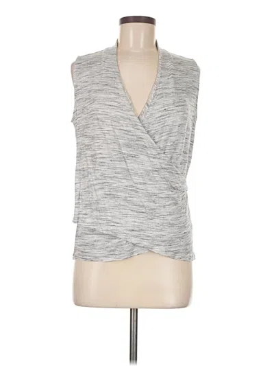 Pre-owned Nic + Zoe Sleeveless T-shirt In Gray