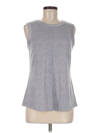 Pre-owned Nic + Zoe Sleeveless T-shirt In Gray