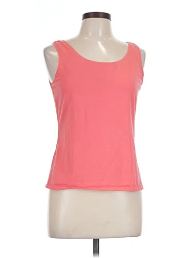 Pre-owned Nic + Zoe Sleeveless T-shirt In Pink