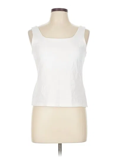 Pre-owned Nic + Zoe Sleeveless T-shirt In White