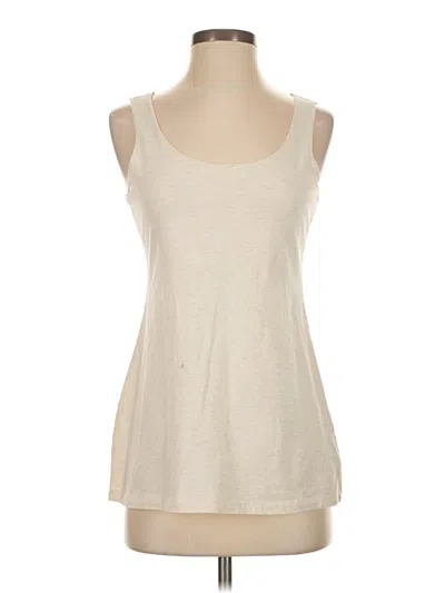 Pre-owned Nic + Zoe Sleeveless T-shirt In White