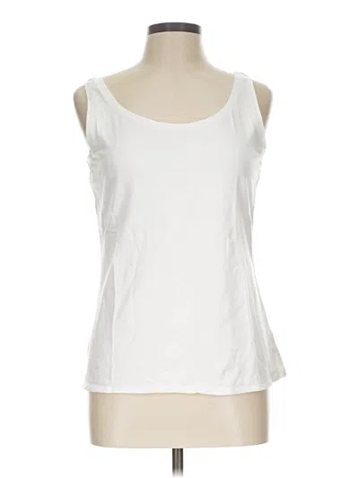 Pre-owned Nic + Zoe Sleeveless T-shirt In White