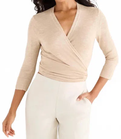 Nic + Zoe Slub Knit 4 Way Cardigan In Jute In Neutral