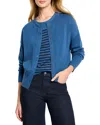 Nic + Zoe Nic+zoe Snap It Up Cardigan In Blue