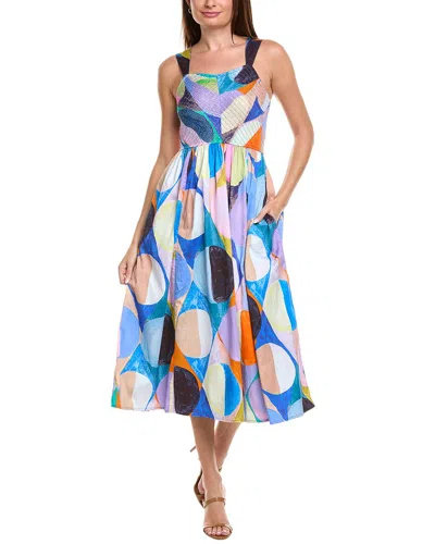 Nic + Zoe Nic+zoe Social Circles Sarah Dress In Blue