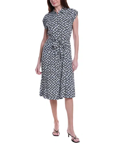Nic + Zoe Nic+zoe Sonni Printed Midi Dress In Blue