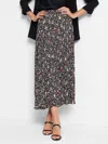 Nic + Zoe Spotted Dots Skirt In Black Multi In Multi
