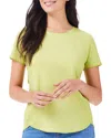 Nic + Zoe Nic+zoe Ss Shirt Tail Crew T-shirt