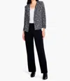 Nic + Zoe Starry Sky Knit Jacket In Black Multi In Multi