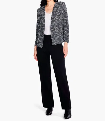 Nic + Zoe Starry Sky Knit Jacket In Black Multi