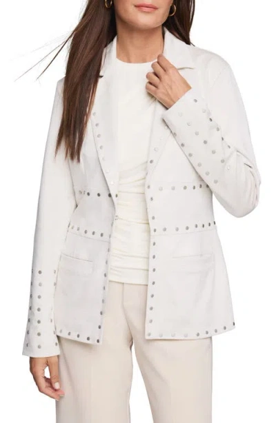 Nic + Zoe Nic+zoe Statement Stud Detail Blazer In Powder