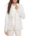 Nic + Zoe Nic+zoe Statement Stud Detail Blazer In Powder