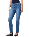 Nic + Zoe Nic+zoe High Rise Straight Leg Jeans In Blue