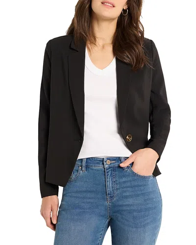 Nic + Zoe Nic+zoe Stretch Suiting Anywhere Blazer In Black Onyx