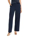 Nic + Zoe Nic+zoe Stretch Suiting Lenox Wide Leg Pants In Dark Indigo