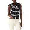 Nic + Zoe Nic+zoe Stripe Essential Sweater Vest In Multi