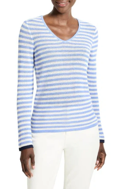 Nic + Zoe Nic+zoe Stripe Supersoft Mesh Sweater