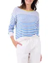 Nic + Zoe Supersoft Striped Up Sweater
