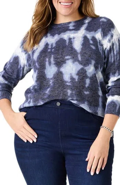 Nic + Zoe Nic+zoe Supersoft Shibori Sweater In Multi
