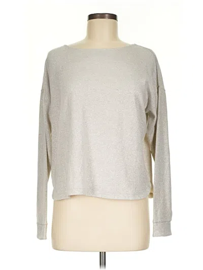 Pre-owned Nic + Zoe Sweatshirt In Silver