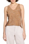 Nic + Zoe Nic+zoe Swirling Sands Tank Top In Neutral Multi