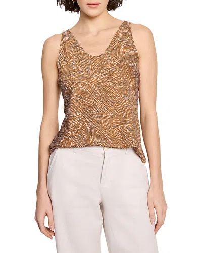 Nic + Zoe Nic+zoe Swirling Sands Tank Top In Neutral Multi