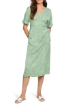 Nic + Zoe Nic+zoe Swirling Sands Wren Wrap Dress In Multi