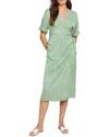 Nic + Zoe Nic+zoe Swirling Sands Wren Wrap Dress