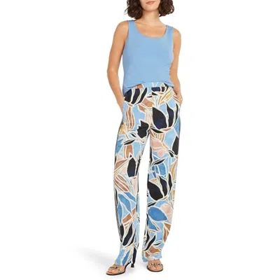 Nic + Zoe Nic+zoe Tail Perfect Tank Top Women's Zephyr Cotton Blend Scoop Neck Frog236 In Blue