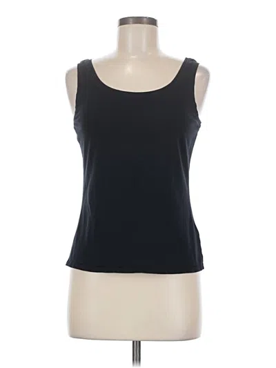 Pre-owned Nic + Zoe Tank Top Black Strapless Neckline Tops