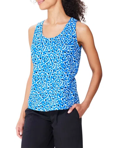 Nic + Zoe Nic+zoe Tech Stretch Animal Blues Seamed Tank
