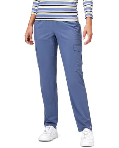 Nic + Zoe Nic+zoe Tech Stretch Cargo Pant In Blue