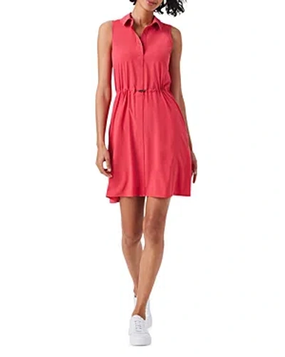 Nic + Zoe Women's Tech-stretch Drawcord Minidress In Geranium