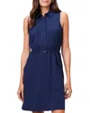 Nic + Zoe Nic+zoe Tech Stretch Collared Dress In Ink